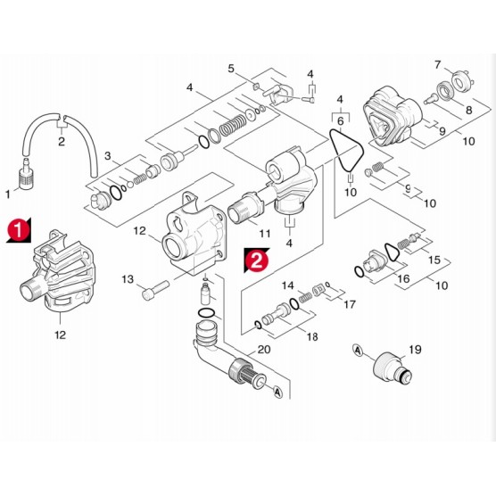 Culasse de Cylindre K 485M