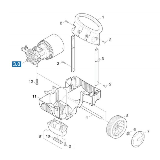 Capot Inférieur K650 M Kärcher