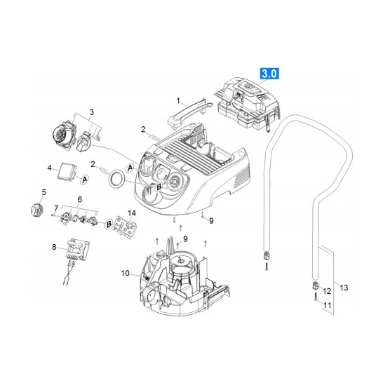 Capot 2 Aspirateur WD7.500 Kärcher