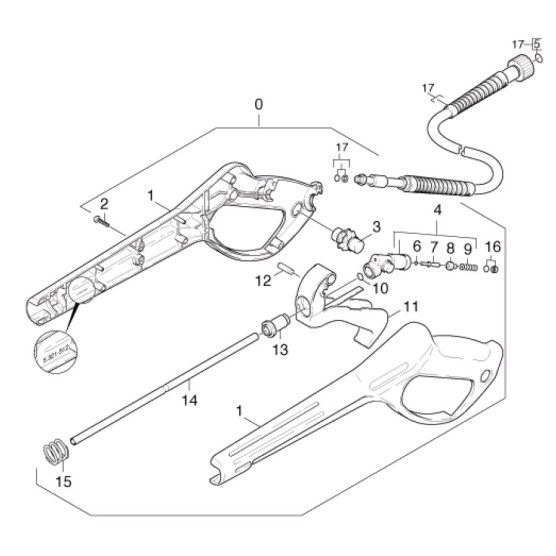 Pistolet Version 1 K 502 M