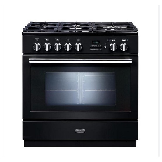 Cuisiniére PROFESSIONAL PLUS FXP  DUAL FUEL BLACK CHROME FALCON