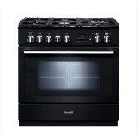 Cuisiniére PROFESSIONAL PLUS FXP  DUAL FUEL BLACK CHROME FALCON