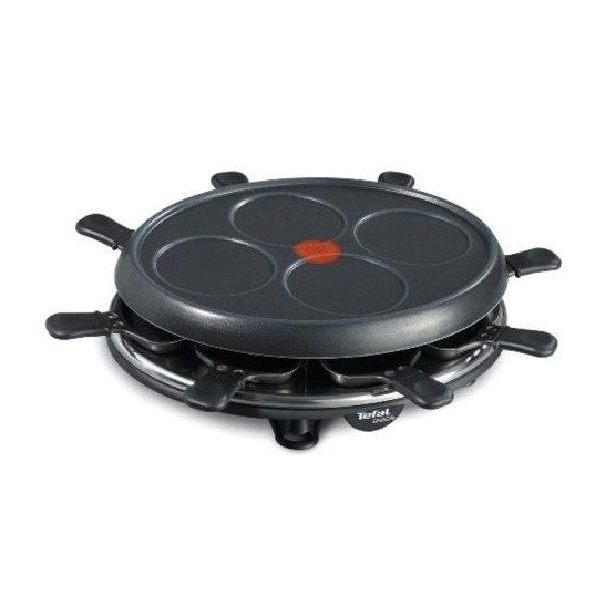 Raclette Grill 4 crepes Cristal 8 T1015 Tefal