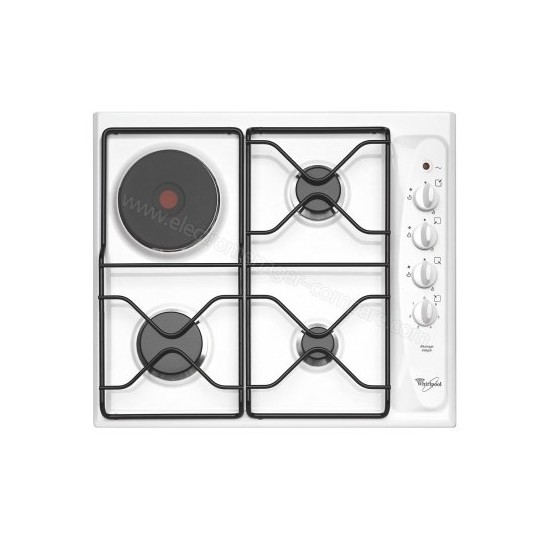 Table de Cuisson GAZ AKM261/WH WHIRLPOOL