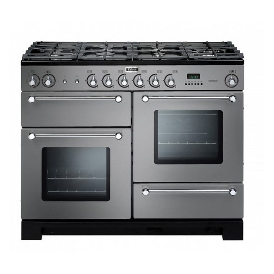 Cuisiniére 110 DUAL FUEL BLACK BRASS 7719 FALCON