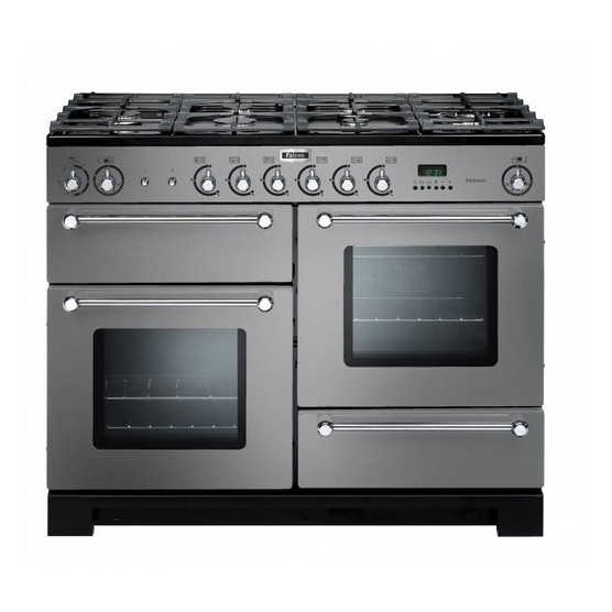 Cuisiniére 110 DUAL FUEL BLACK BRASS 7719 FALCON 