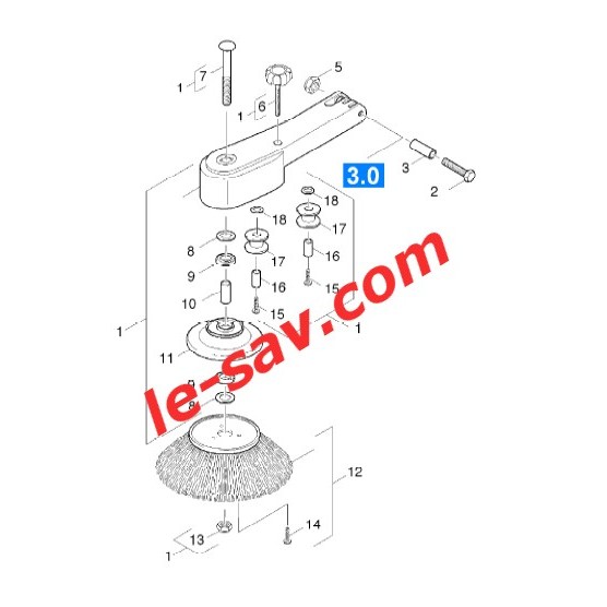 Brosse S 750