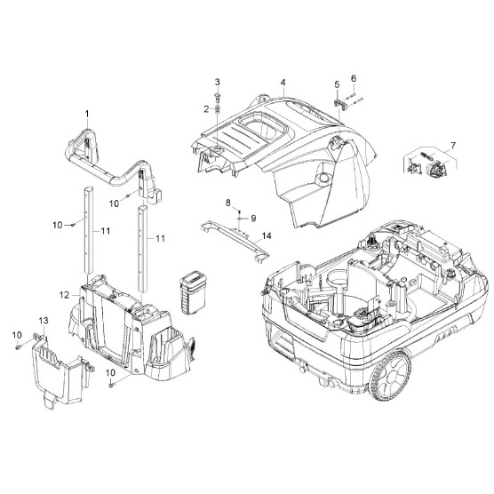 Partie Supérieure HDS 610