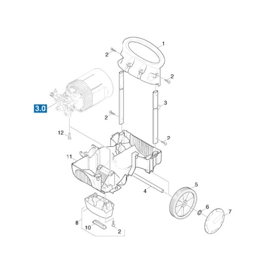 Partie inferieur K7.50MX / K750MXS