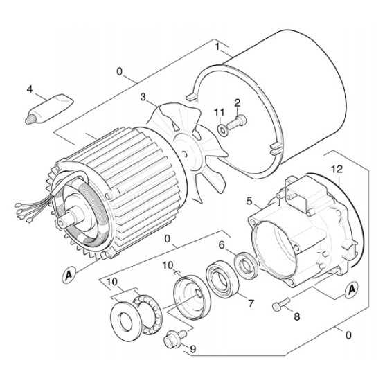 Moteur 1 K 4.99M/K 499M