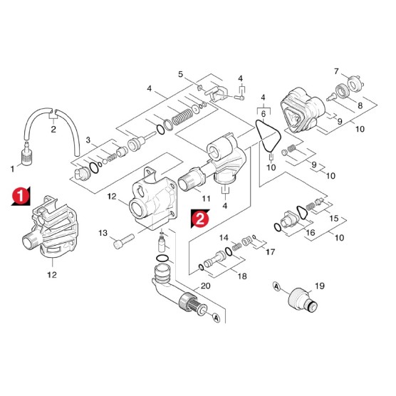 Culasse de cylindre K 445M